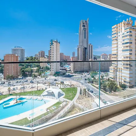 דירה Beach 6-16 Poniente Beach בנידורם
